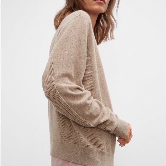 Club Monaco Cashmere Stitch Dolman Sleeve Sweater - Picture 3 of 4